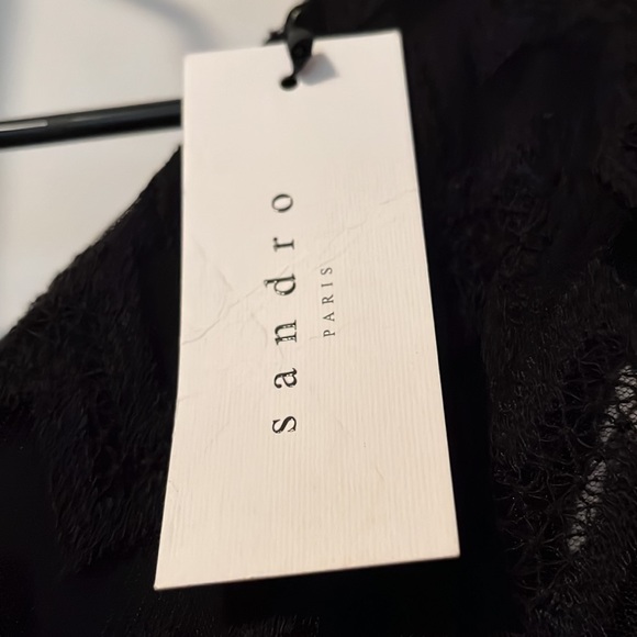 🔥Hot Pick🔥Brand New sandro embroidered dress with low neckline - Picture 9 of 10